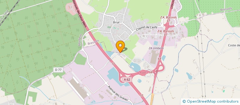 localisation de l'entreprise MC RENOVATION  BRESSOLS