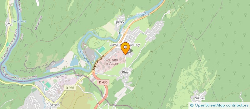 localisation de l'entreprise MC RENOVBAT à LAVANCIA-EPERCY