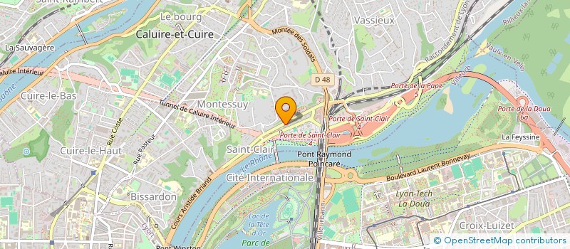 localisation de l'entreprise MC REPORTAGES à CALUIRE-ET-CUIRE