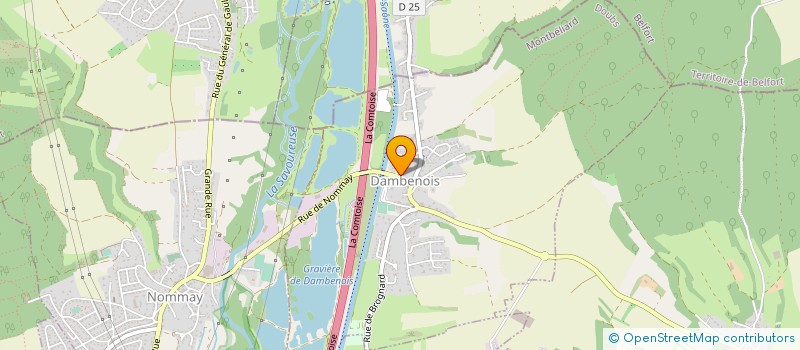 localisation de l'entreprise MC RESEAUX TP à DAMBENOIS