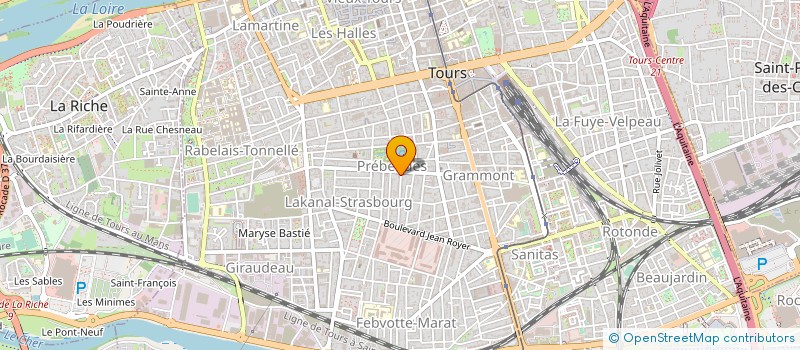 localisation de l'entreprise MC SAF à TOURS