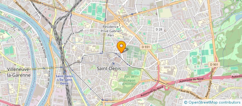 localisation de l'entreprise MC SARL à SAINT-DENIS