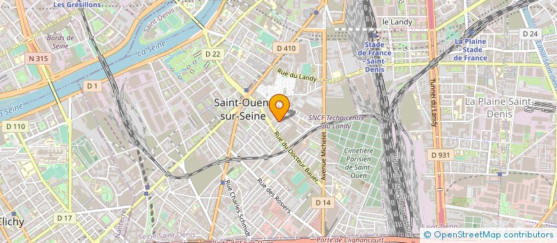 localisation de l'entreprise MC SCANNER à SAINT-OUEN-SUR-SEINE