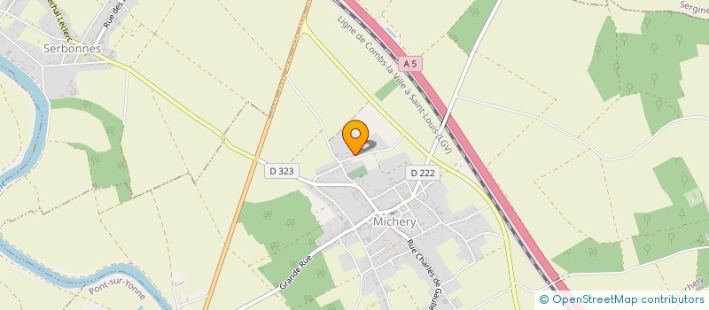 localisation de l'entreprise MC SCI  MICHERY