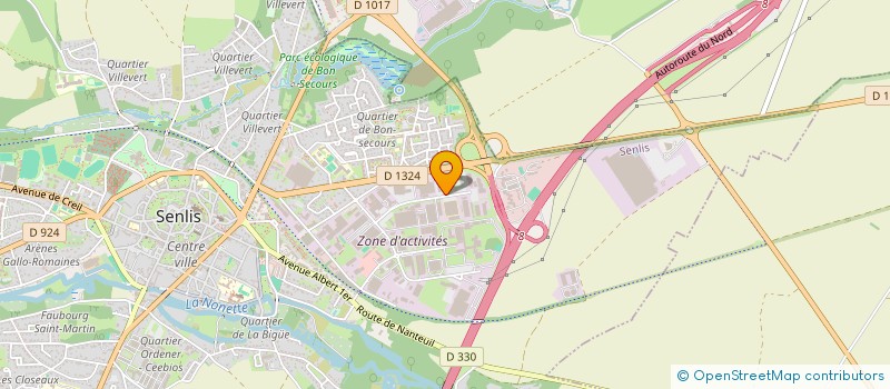 localisation de l'entreprise MC SENLIS GAZEAU  SENLIS