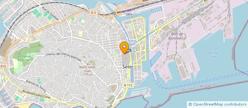 localisation de l'entreprise MC SETE MEDITERRANEE à SETE