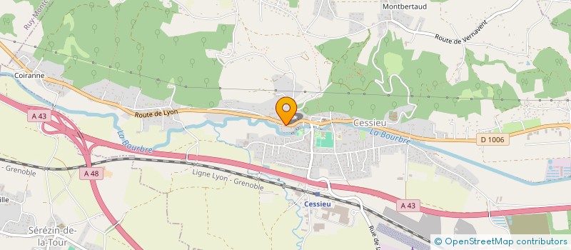 localisation de l'entreprise MC SOLAIRE à ROCHETOIRIN