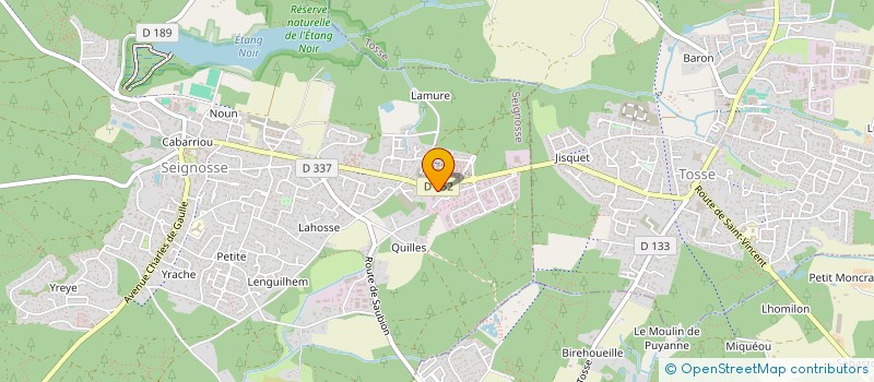 localisation de l'entreprise MC SPORTAINEMENT  SEIGNOSSE