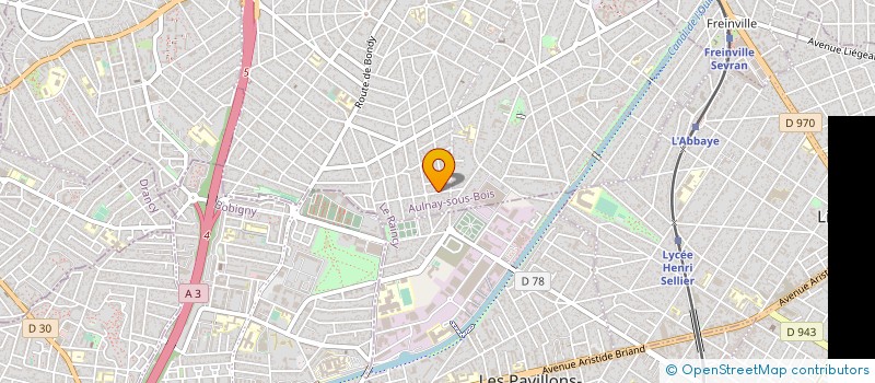 localisation de l'entreprise MC SPORTEAM à AULNAY-SOUS-BOIS