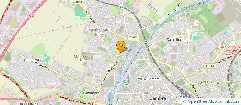 localisation de l'entreprise MC START  NEUVILLE-SAINT-REMY