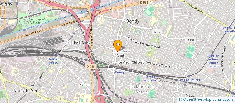 localisation de l'entreprise MC STRATEGIE R DESIGN  BONDY