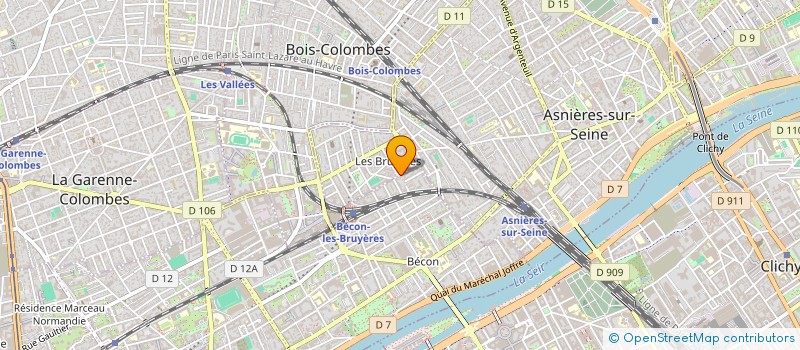 localisation de l'entreprise MC STUDIO à COURBEVOIE