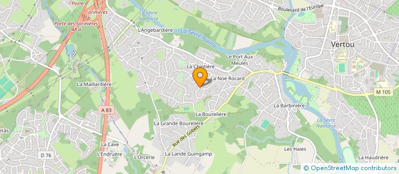 localisation de l'entreprise MC SUD à VERTOU