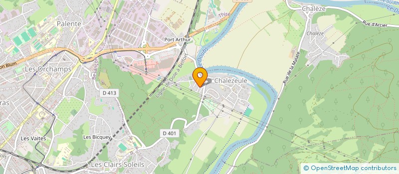 localisation de l'entreprise MC TAXI  CHALEZEULE