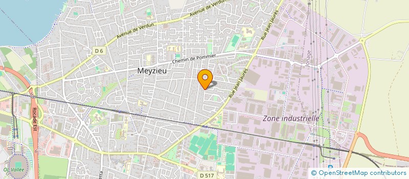 localisation de l'entreprise MC TAXI à MEYZIEU