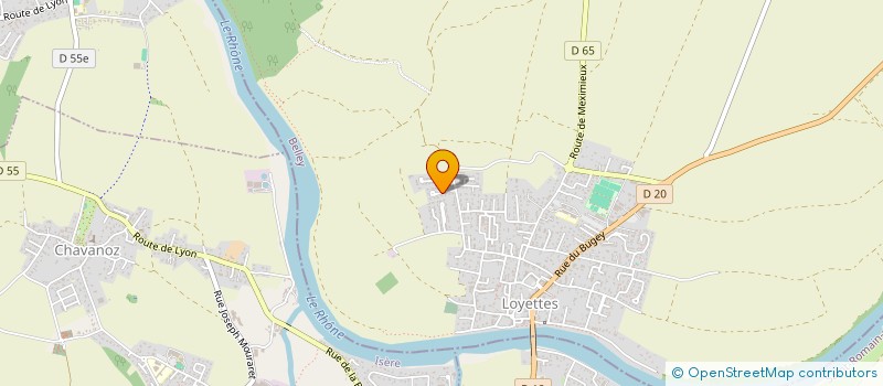 localisation de l'entreprise MC TECHER  LOYETTES