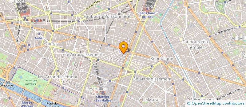 localisation de l'entreprise MC TEINTURE à PARIS