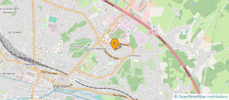 localisation de l'entreprise MC TELECOM  VIERZON