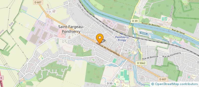 localisation de l'entreprise MC TP TRANSPORT à SAINT-FARGEAU-PONTHIERRY