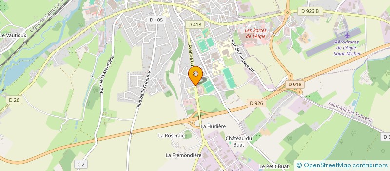 localisation de l'entreprise MC TRADI à L'AIGLE