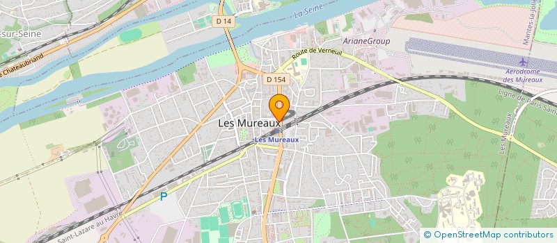 localisation de l'entreprise MC TRANS à LES MUREAUX