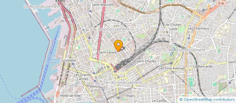 localisation de l'entreprise MC TRANSPORTS à MARSEILLE
