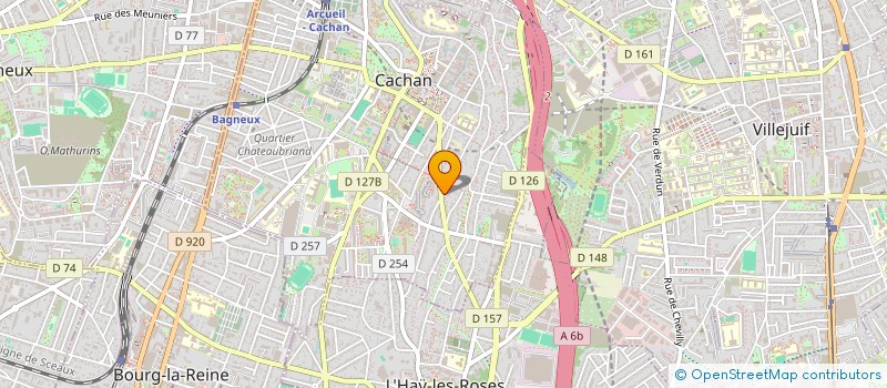 localisation de l'entreprise MC TRANSPORTS à CACHAN