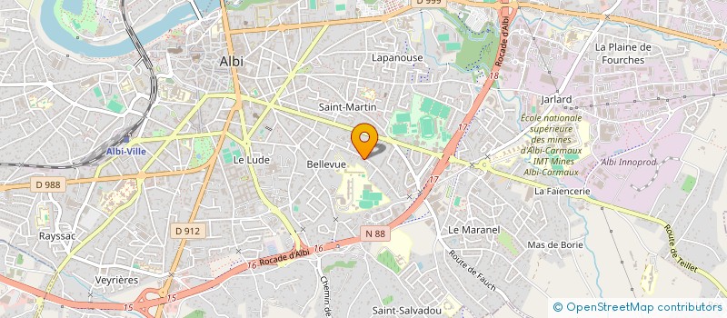 localisation de l'entreprise MC TRAVAUX  ALBI