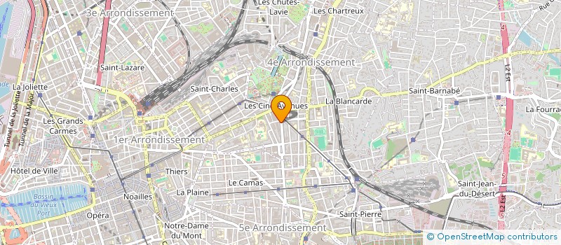 localisation de l'entreprise MC VAP à MARSEILLE