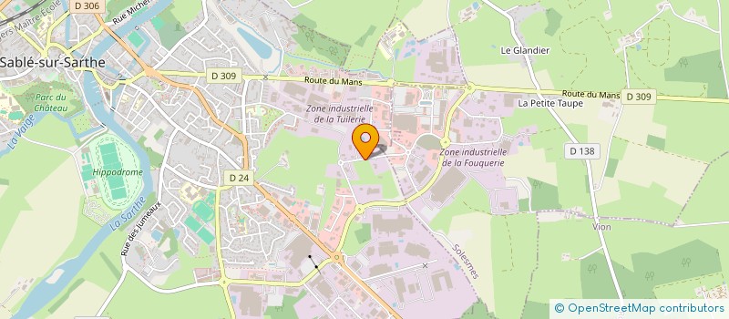 localisation de l'entreprise MC VET CONSEIL  SABLE-SUR-SARTHE