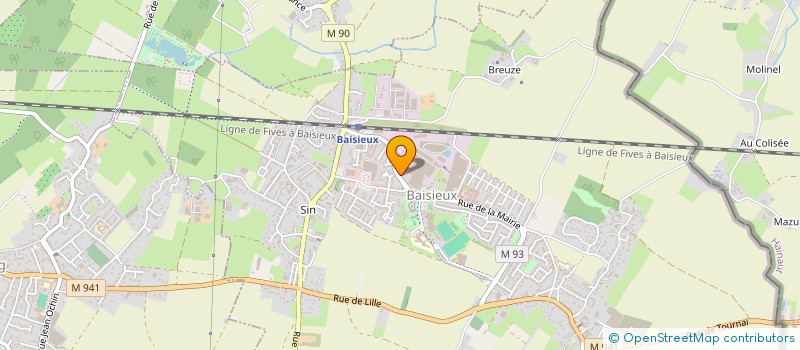 localisation de l'entreprise MC & VIE PATRIMOINE  BAISIEUX