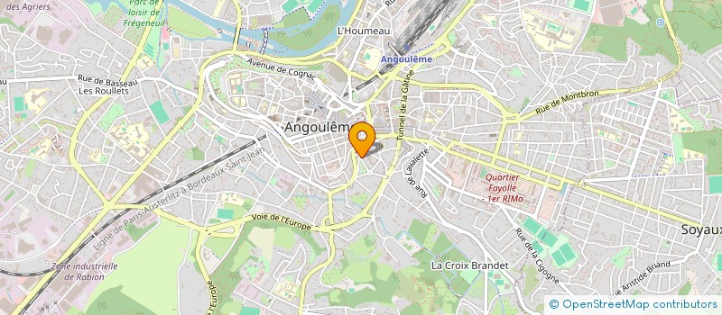 localisation de l'entreprise MC VISUAL  ANGOULEME