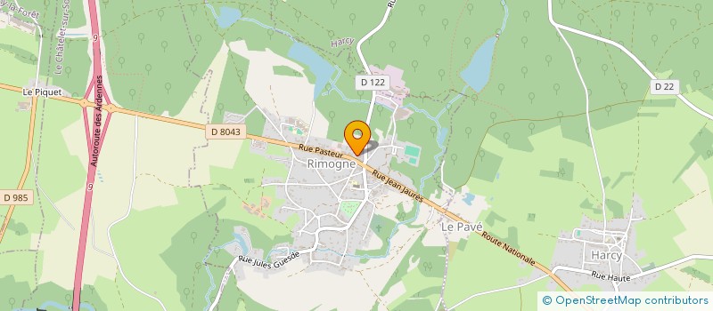 localisation de l'entreprise MC VOYAGE ET DEFI SPORTIF  RIMOGNE