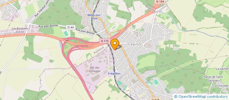 localisation de l'entreprise MC VTC  FREPILLON