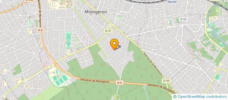 localisation de l'entreprise MC W.I.P. à MONTGERON