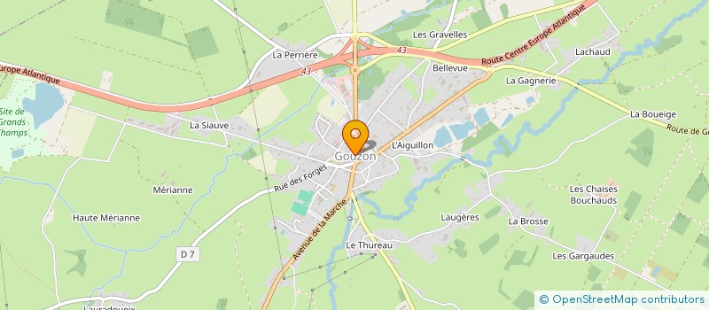localisation de l'entreprise MC-WOLF  GOUZON