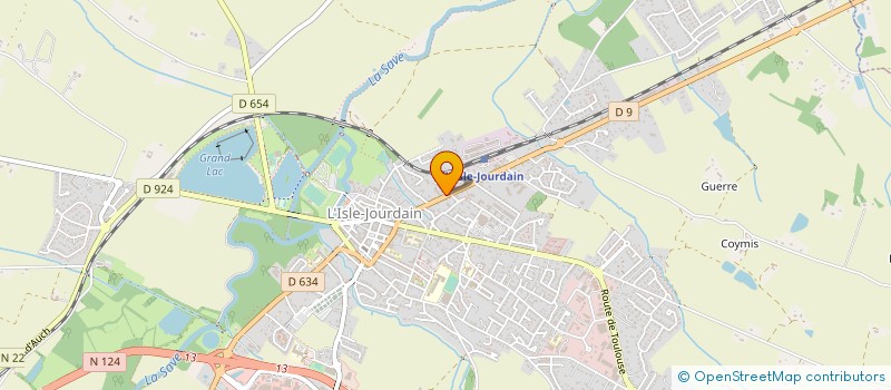 localisation de l'entreprise MC ZINC  L'ISLE-JOURDAIN