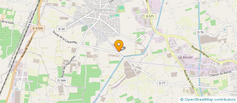 localisation de l'entreprise MC1 INVEST  ROGNONAS