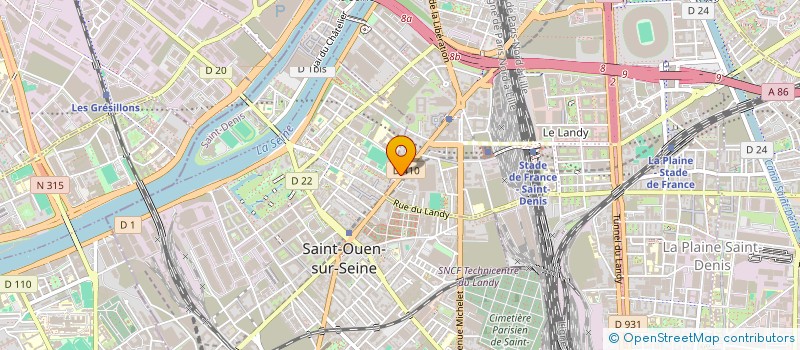 localisation de l'entreprise MC2 à SAINT-DENIS