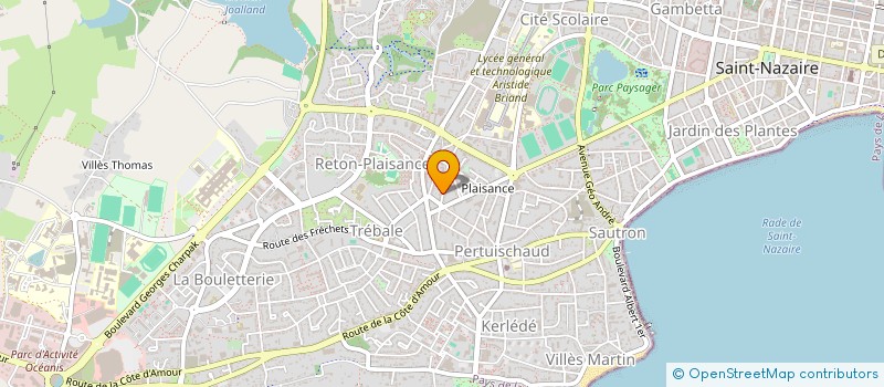 localisation de l'entreprise MC2 à SAINT-NAZAIRE