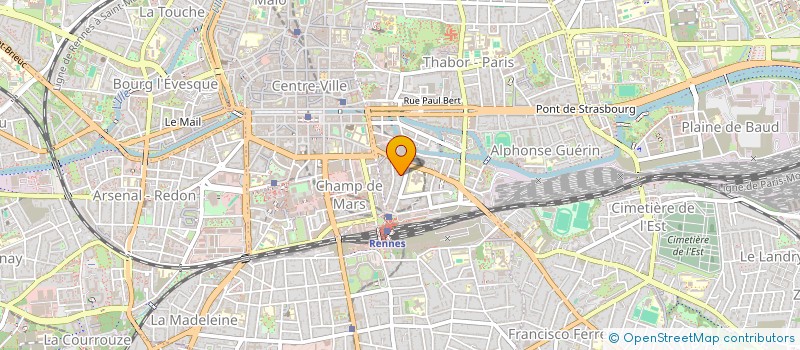 localisation de l'entreprise MC2 à RENNES