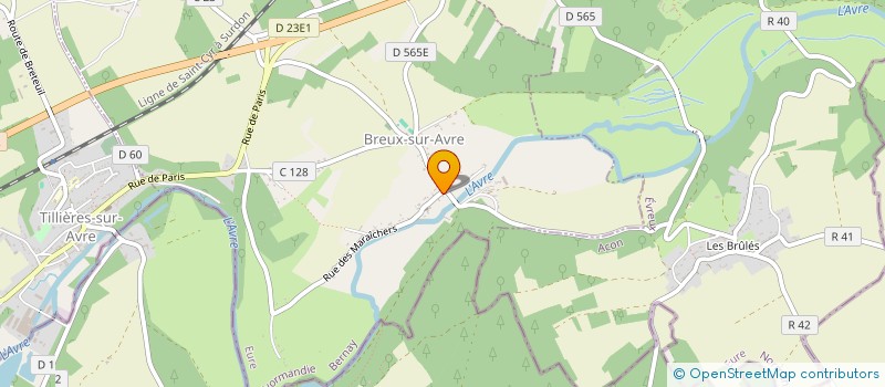 localisation de l'entreprise MC2  BREUX-SUR-AVRE