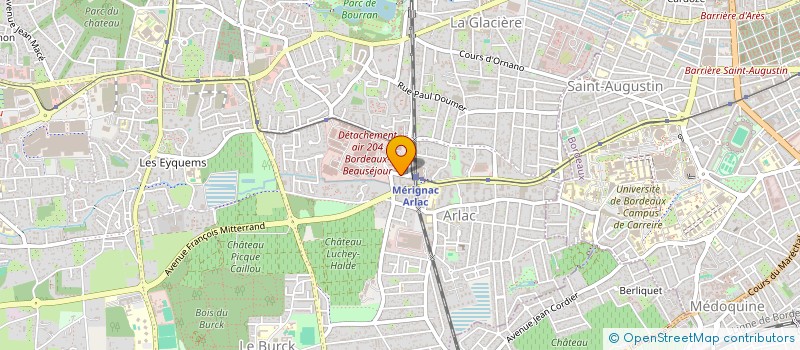 localisation de l'entreprise MC2  MERIGNAC