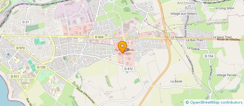 localisation de l'entreprise MC2 à GRANVILLE