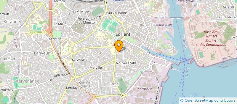 localisation de l'entreprise MC2  LORIENT