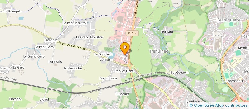 localisation de l'entreprise MC2  PLESCOP