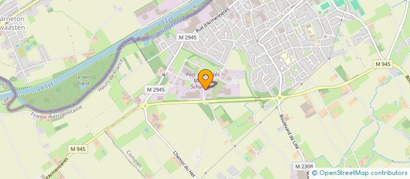 localisation de l'entreprise MC2  COMINES