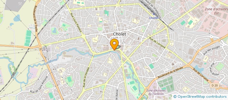 localisation de l'entreprise MC2 ASSOCIATION à CHOLET
