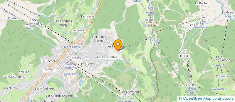 localisation de l'entreprise MC2 ASSOCIES  LES GETS