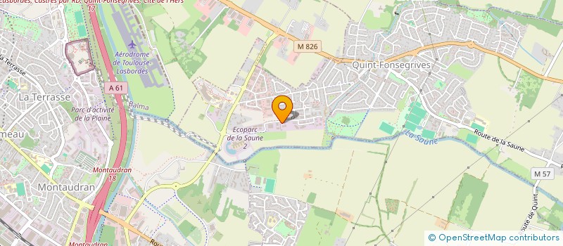 localisation de l'entreprise MC2 BUILD THE FUTUR  QUINT-FONSEGRIVES